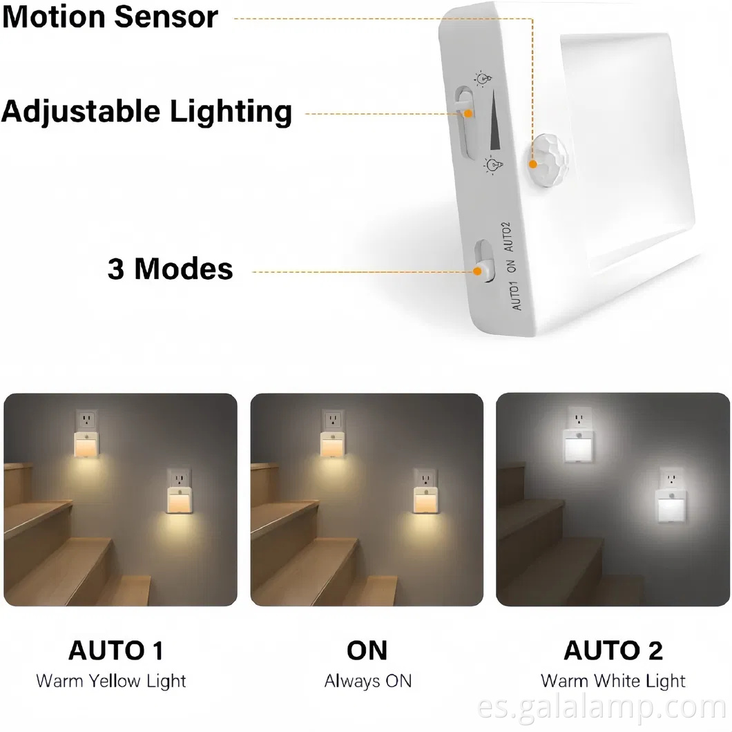 Lámpara de pared de la escalera de sensor de movimiento de movimiento ultra brillante por seguridad